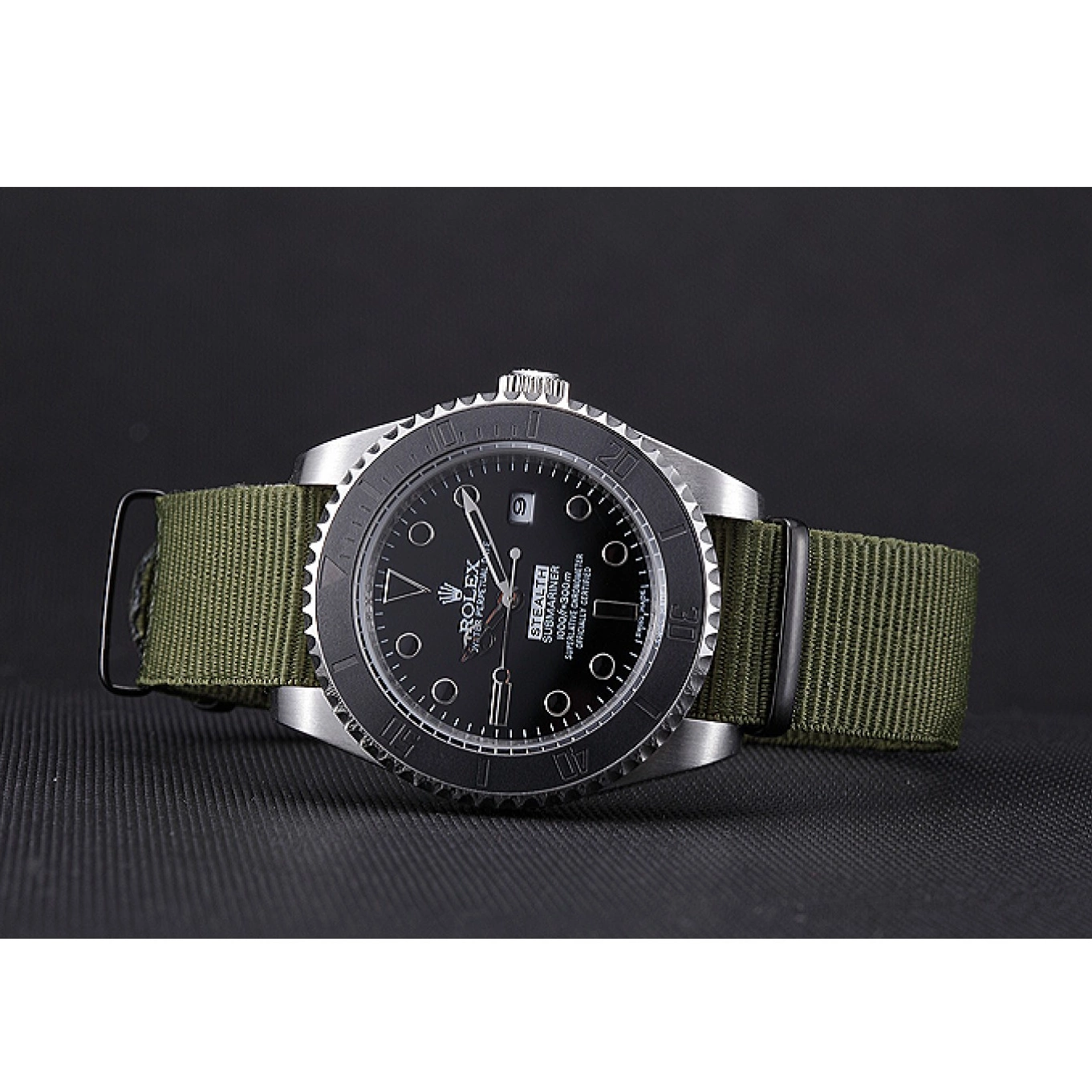 AAA Replica Watches Rolex Submariner 621990 Olive Stealth 0602